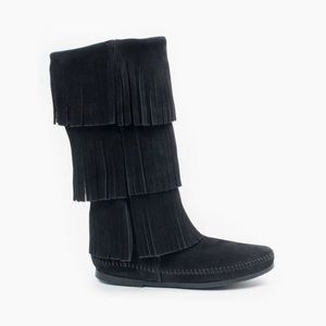 Minnetonka 3-Layer Fringe Boot